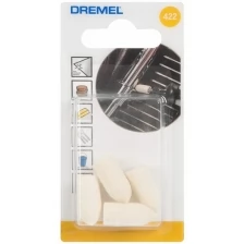 Насадка полировальная DREMEL 422 10 мм, 4 шт.