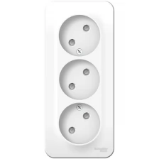 Розетка Schneider Electric BLNRA001311 Blanca, 16 А, с защитной шторкой, белый