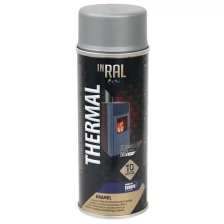 Краска аэрозольная InRAL INRAL THERMAL алюминиевая