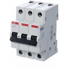 Автоматический выключатель ABB 3P, 6A,C, 4,5кА, BMS413C06 Basic M