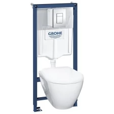 Grohe Комплект унитаз с инсталляцией 5 в 1 Solido 39186000 Grohe