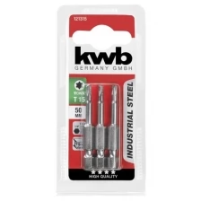 Бита kwb INDUSTRY TORX15 50мм 3шт