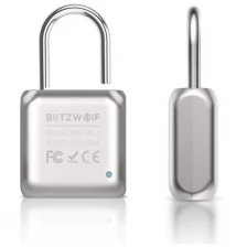 Умный замок с отпечатком пальца BlitzWolf BW-FL1 Fingerprint Smart Padlock Light Grey