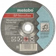 Диск шлифовальный METABO SP-Novoflex 180x6.0x22,23 мм RU (617172000)